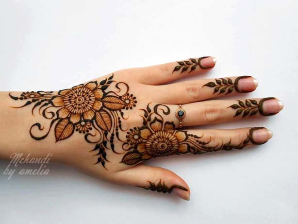 Best Eid & Wedding Mehndi Designs For Girls-Women 2013