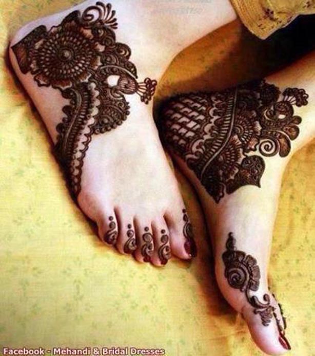 2013 New Arabic & indian Eid Mehndi Designs For Girls-Mehndi Design Collection