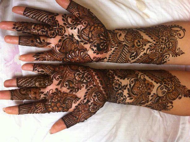 2013 New Arabic & indian Eid Mehndi Designs For Girls-Mehndi Design Collection