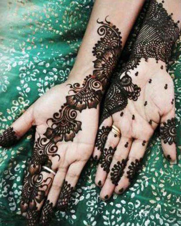 2013 New Arabic & indian Eid Mehndi Designs For Girls-Mehndi Design Collection