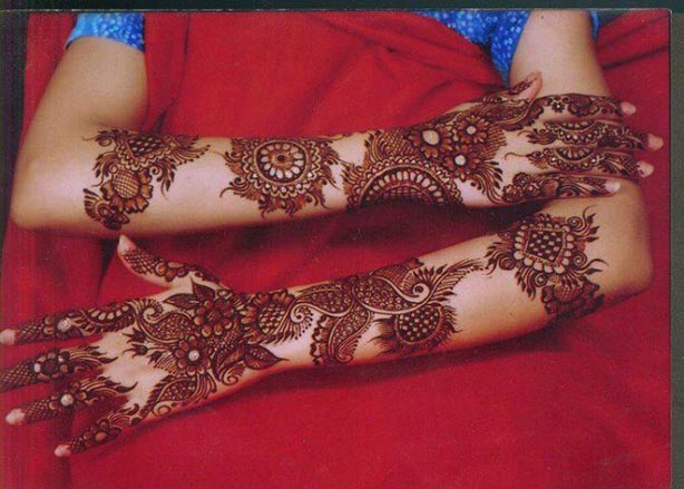 2013 New Arabic & indian Eid Mehndi Designs For Girls-Mehndi Design Collection