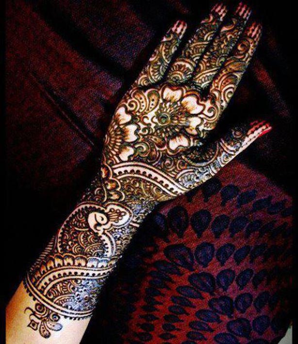 2013 New Arabic & indian Eid Mehndi Designs For Girls-Mehndi Design Collection