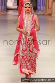 New formal wedding dresses for girls 2013 by nomi Ansari-wedding collection