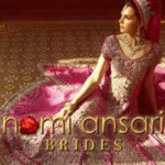 New formal wedding dresses for girls 2013 by nomi Ansari-wedding collection