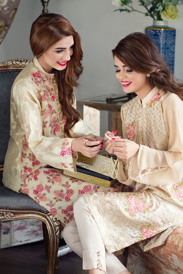 embroidered eid kurtas for women