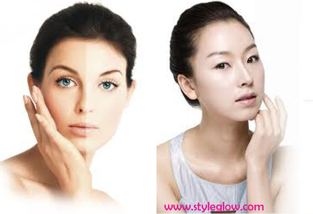 Natural shiny glowy face whitening home remedies