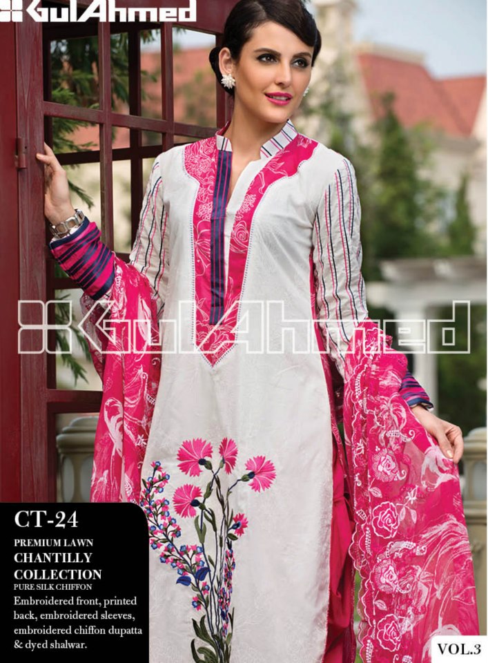Latest Summer 2017 Pakistani Fashion Clothes For Ladies By Gul Ahmed