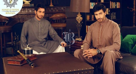 Latest Bonanza Kurta Shalwar Eid Collection 2017 for Men