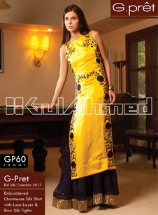 Latest Modern Silk Party & Wedding Dresses for Girls 2021 by Gul Ahmed