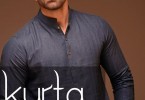 Top Pakistani Winter Kurta Shalwar 2017 Charcoal