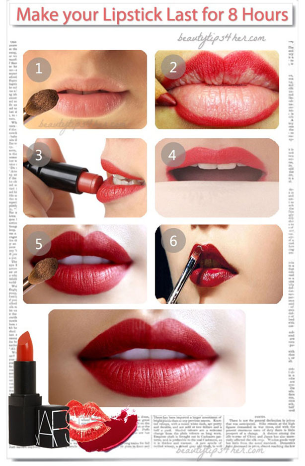 7 Top Glamorous Holiday Step by Step Lipstick Tutorials