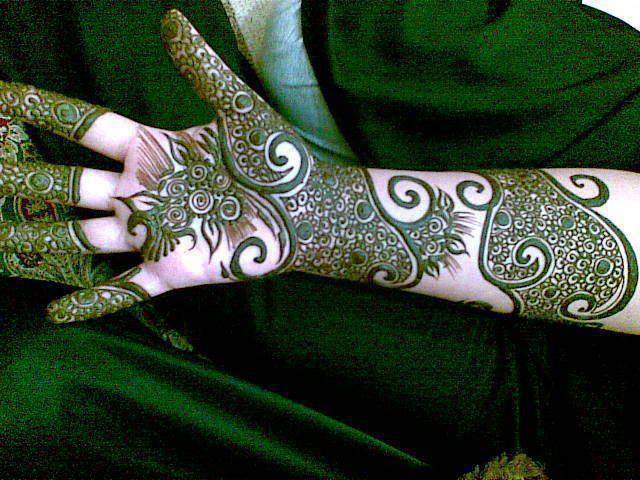 wedding mehndi styles for full hand 