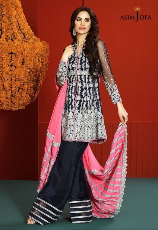 New Pakistani Party Wear Dresses Frock Collection 2021 - StyleGlow.com