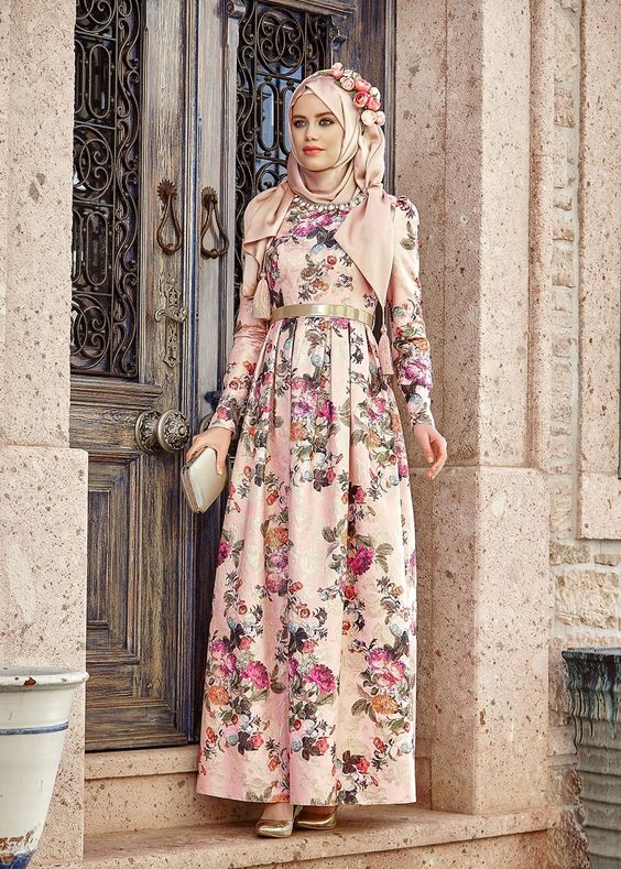 Preety Abaya With Light Pink Color