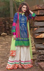 Green Mehndi Dress Collection