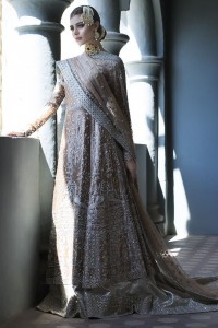 fantastic greyish wedding dress