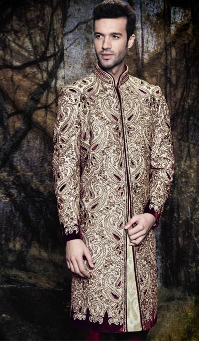 Pakistani men sherwani for barat  Styleglow.com - Fashion 