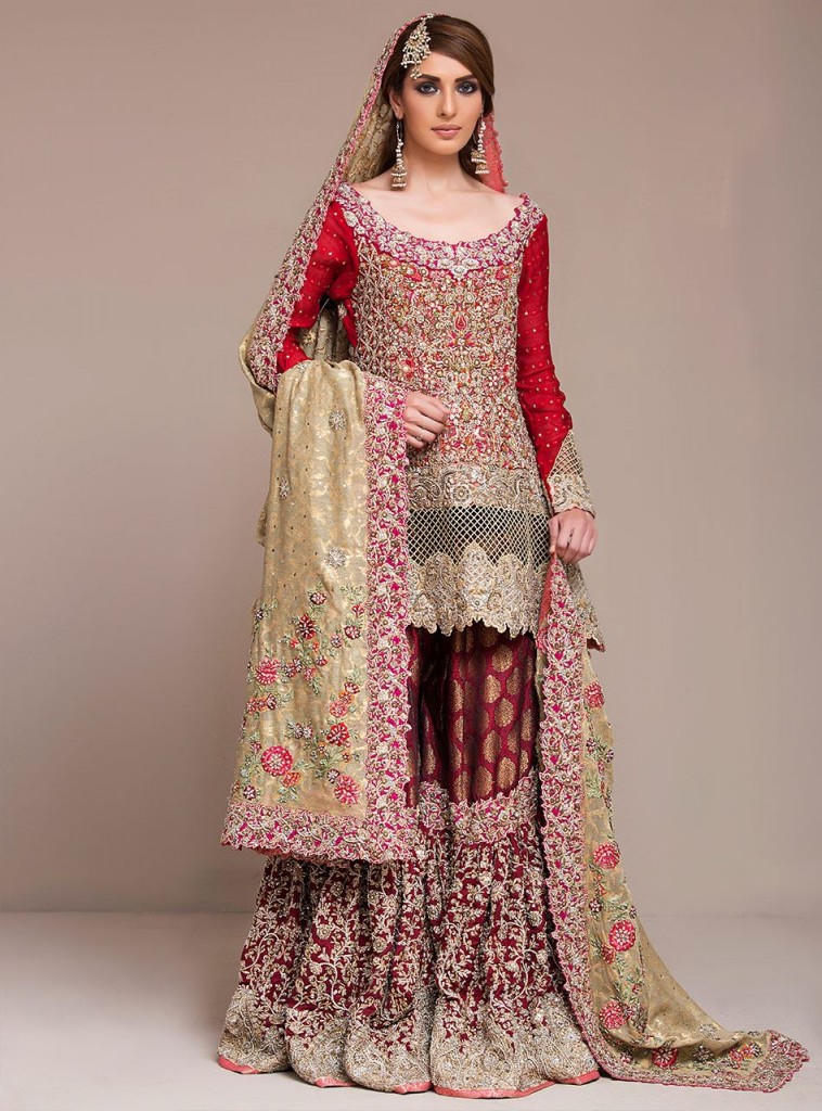red-and-maroon-bridal