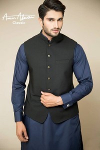 waistcoat style with kurta