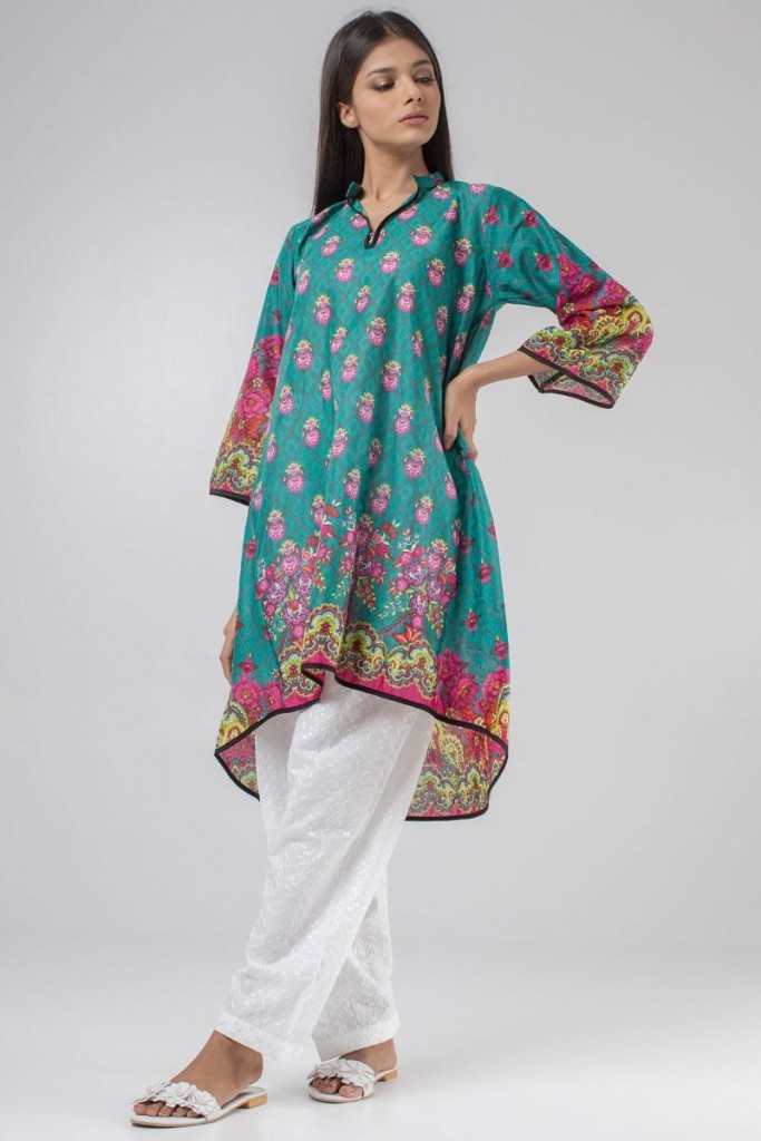 Desi Girl in Awesome Dress with White Bottom by Khaadi