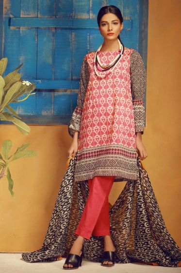 Latest dress with new styles and color by Khaadi 2018