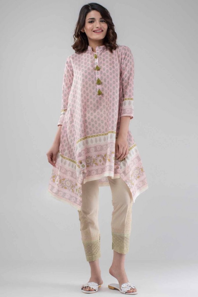 Pretty Girl Wearing Pink Pret of Khaadi Summer Collection