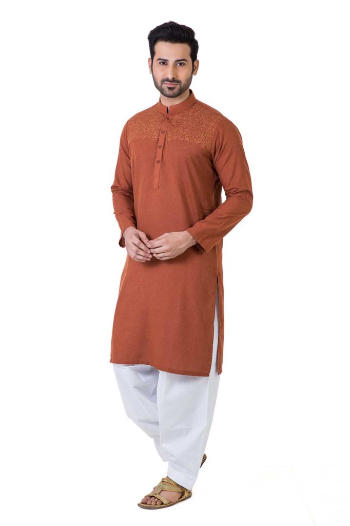 Front Top Embroidered Kurta