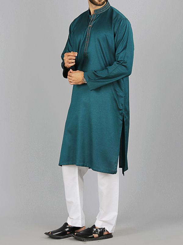 Green Shaded Heavy Kurta