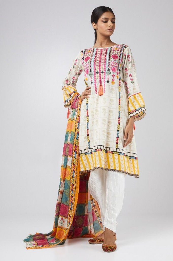 Lawn Shirt Collection By Khaadi