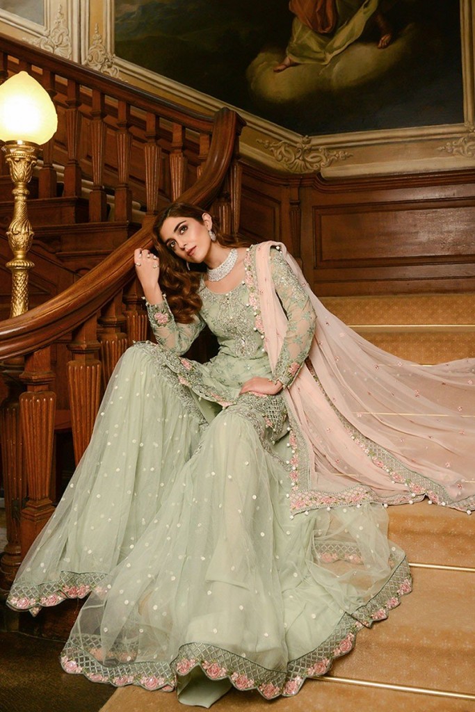 Maira Khan Wearing Maria B Dress