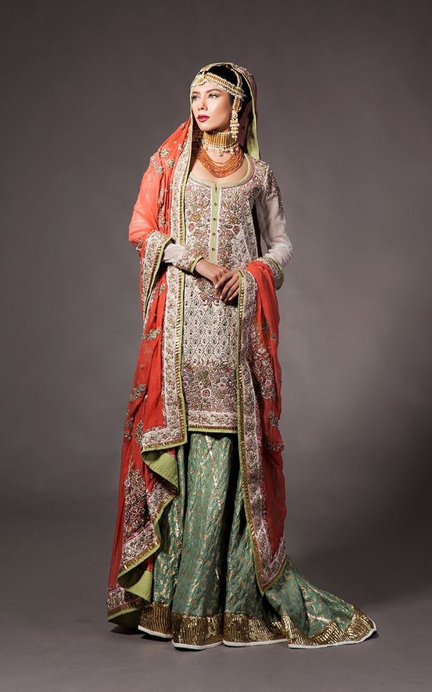 Latest Bridal Mehndi Dresses Designs 2023-2024 Collection