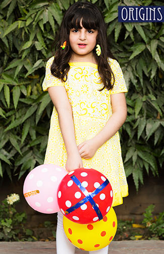 Yellow Dress for Eid