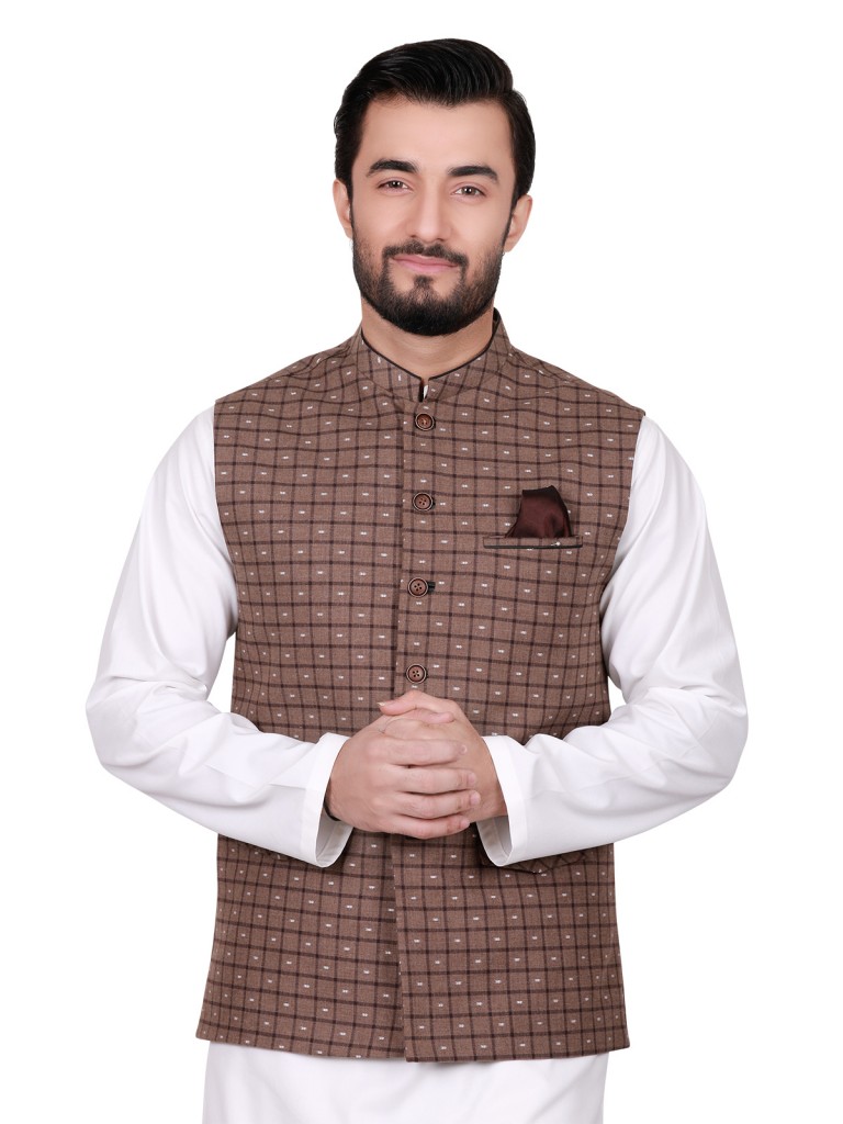 brown dotted mens collection