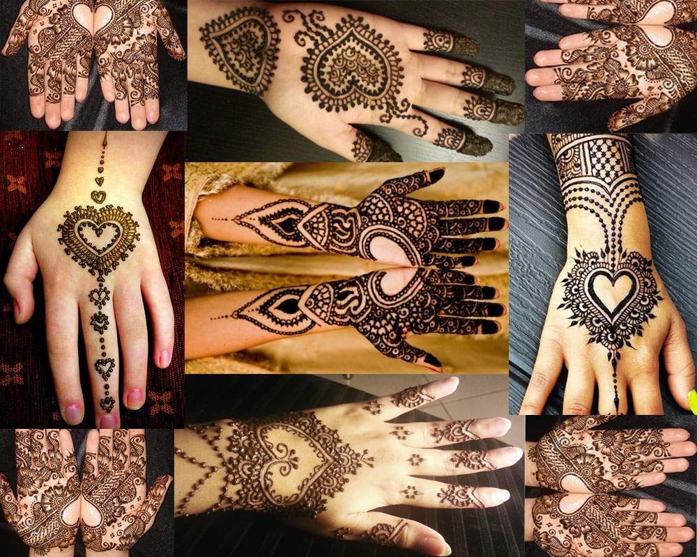 All Heart Mehendi Design