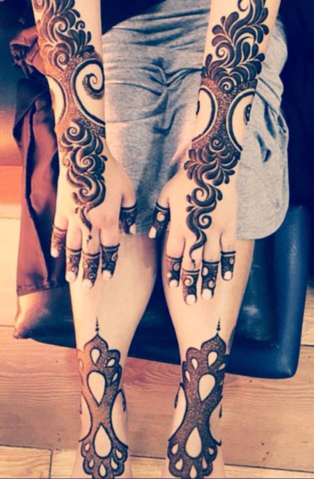 Arabian Style full hand Mehendi