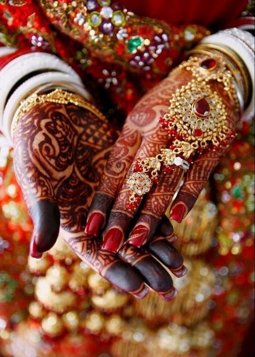 Barat Mehendi design