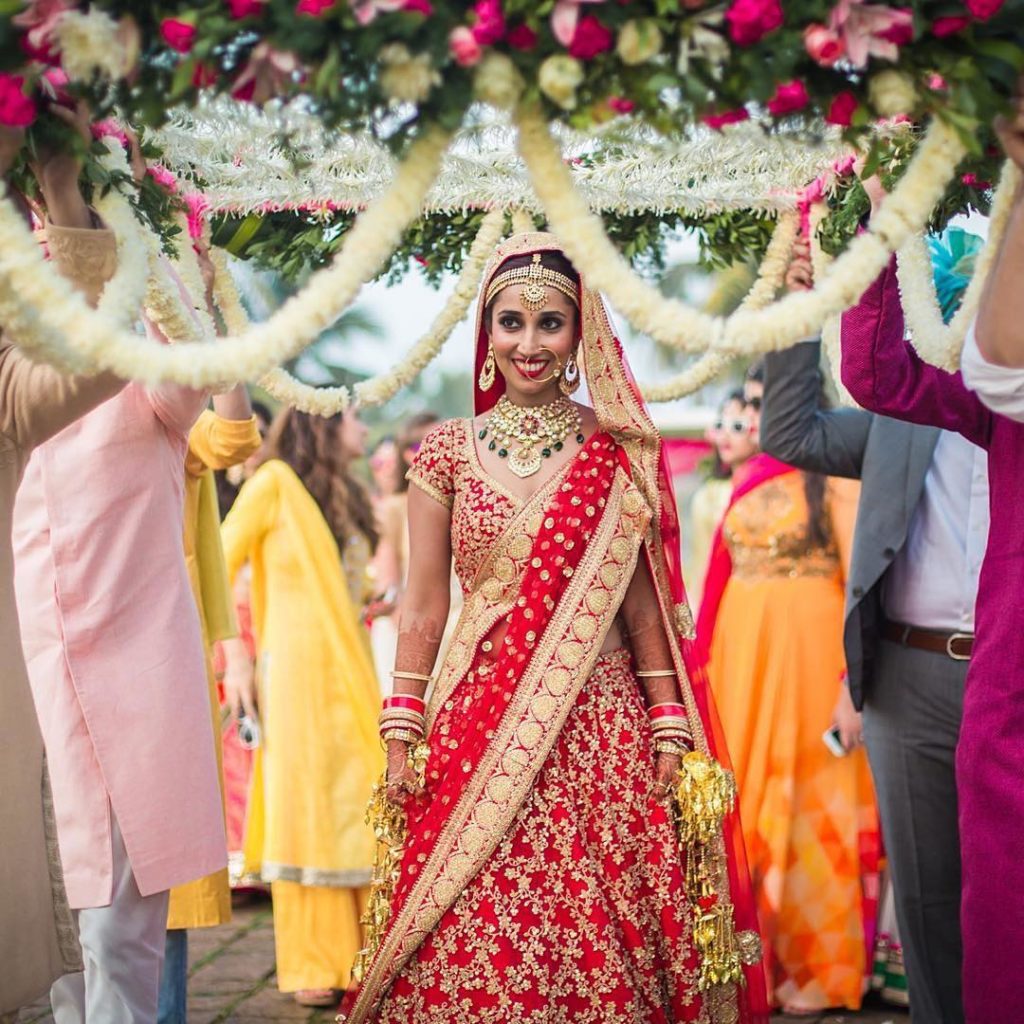 Bride Wedding Entrance Idea