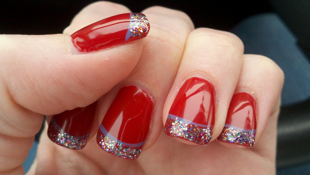 Christmas Prom Nail Style