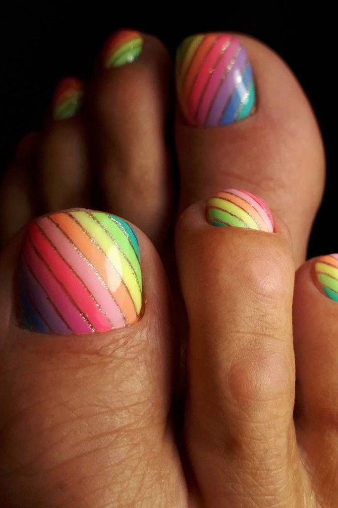 Colorful nail Art Design