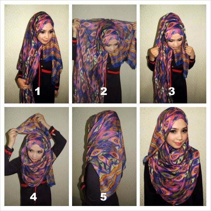 Dazzling Chest Covering Hijab Style