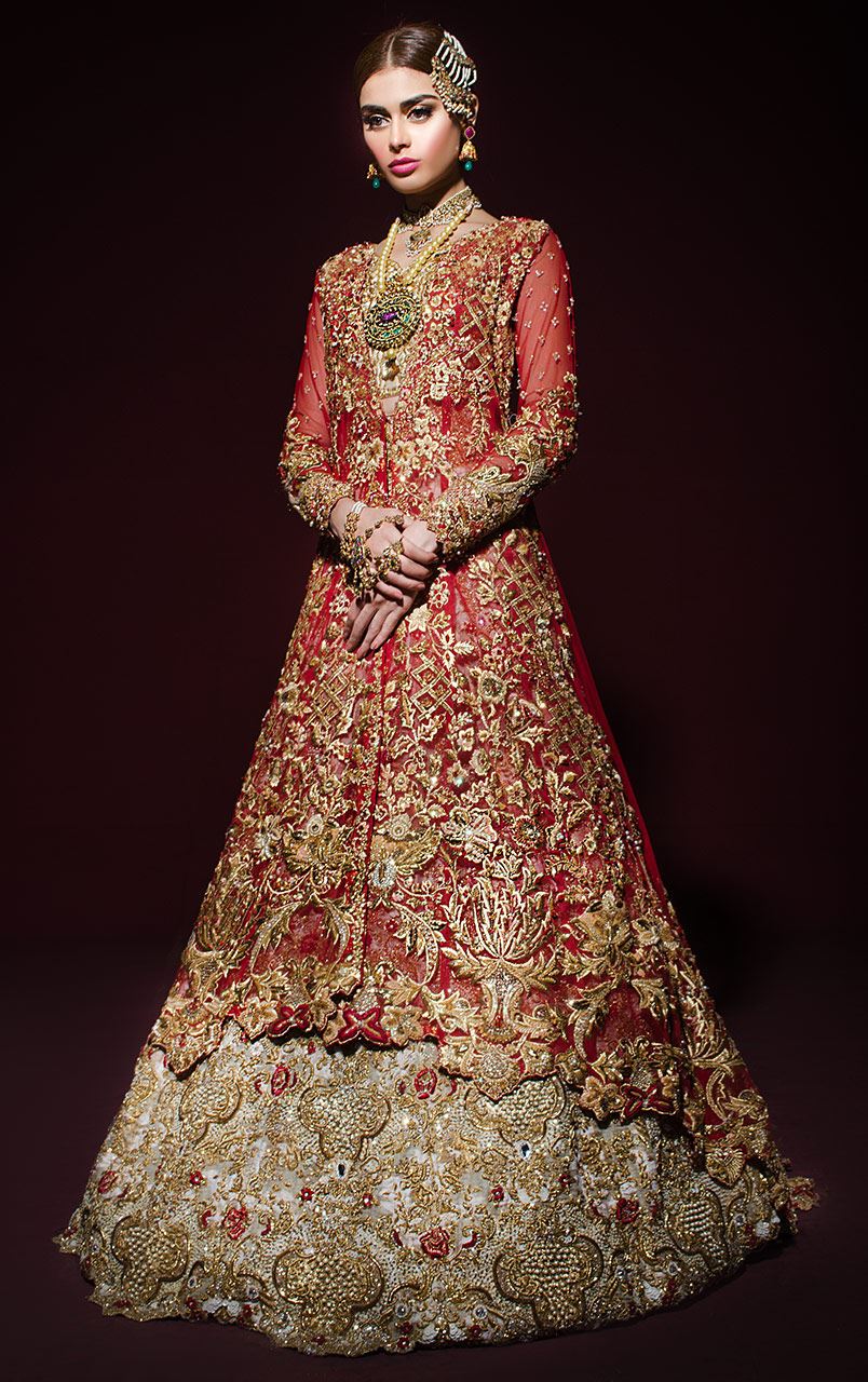 Best Bridal Dresses Color Combination in Pakistan 2021