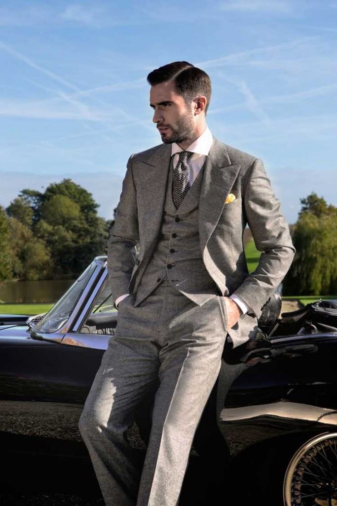 Grey Suit for Engagement