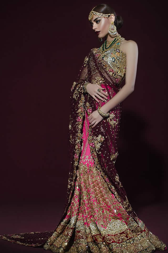 Heavy Embroidered Saree Design