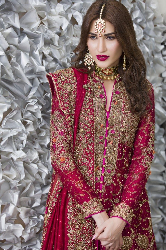 Pakistani Red Bridal Dresses 2023 for Wedding Day