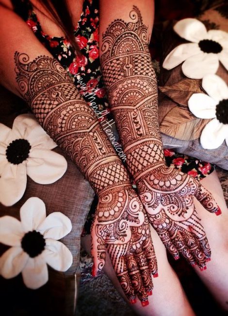 Mehendi Design for Bride