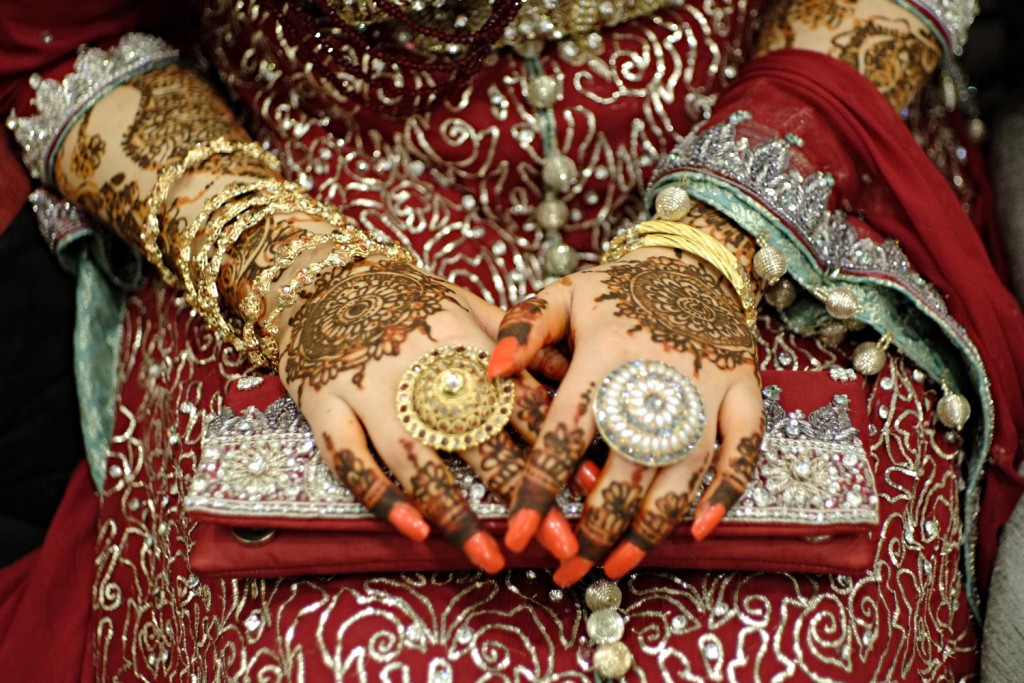 Mehendi Hands of Bride