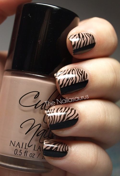 Digital Brown Zebra Style