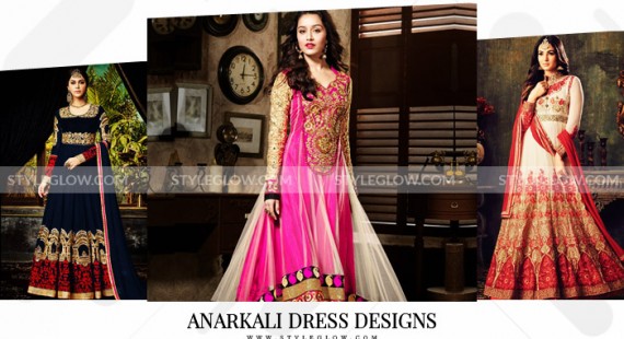 Pakistani Anarkali Dress Designs 2018