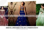 Pakistani Bridal Dresses Color Combination 2018