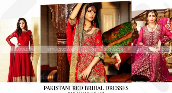 Pakistani Red Bridal Dresses 2018